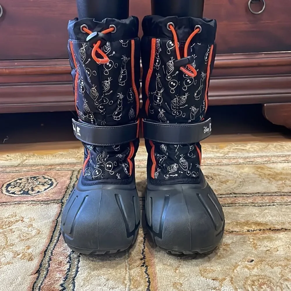 Sorel Flurry x Disney Frozen Olaf Warm Waterproof Big Girl Sz 6 Winter Snow Boot